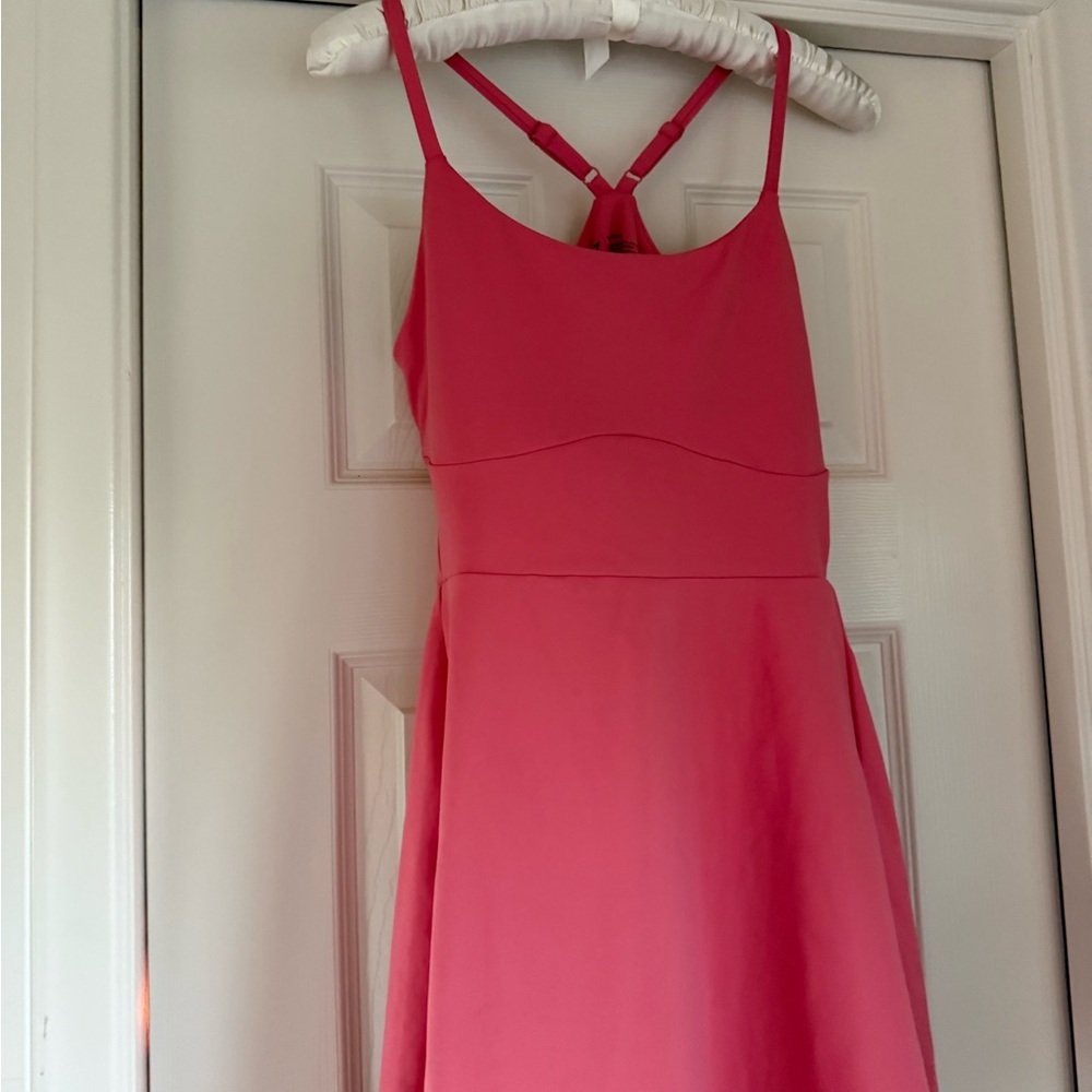 Zella Pink Mini Dress with Strappy Back